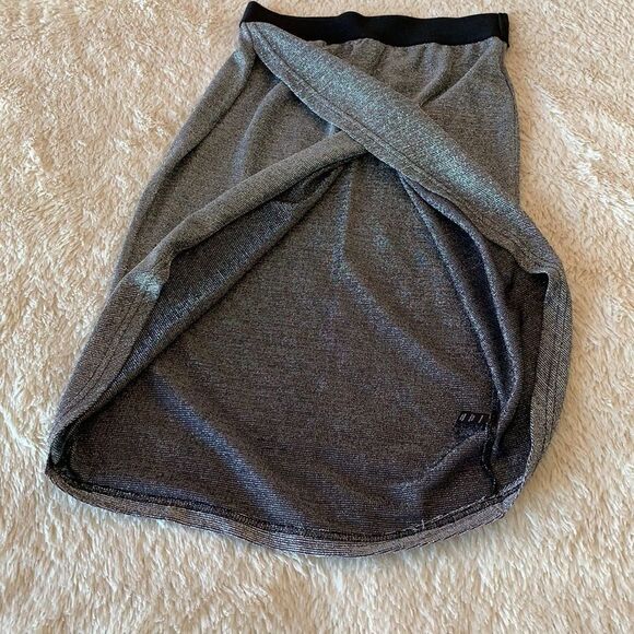 Double Zero (brand) Silver and black pencil skirt size M - Picture 3 of 11